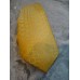 3delige set stropdas pochet manchetknopen okergeel Bollen